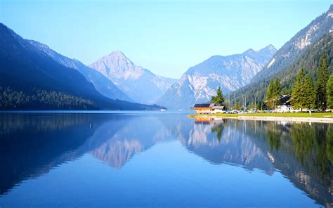 奥地利，普兰西湖，高清，自然，风景，照片预览