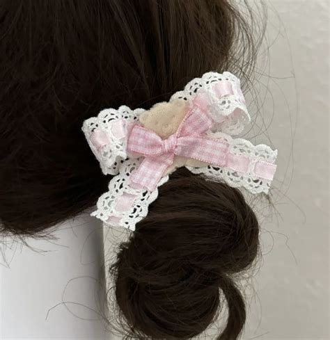 Bow Clips Hair Clips Doll Style Fashion Accessories Hair