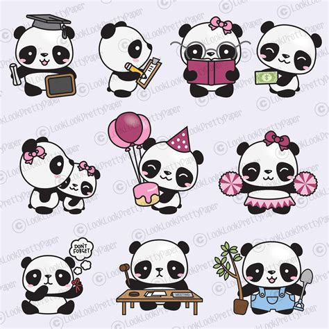 Panda Kawaii Griffonnages Kawaii Kawaii Drawings Cartoon Drawings