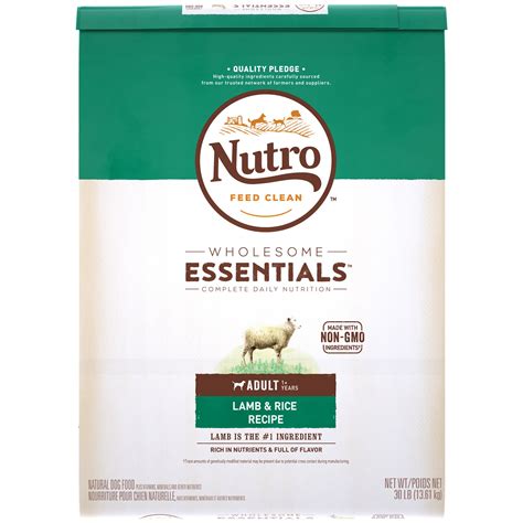 Nutro Wholesome Essentials Pasture Fed Lamb And Rice Recipe Dry Adult Dog