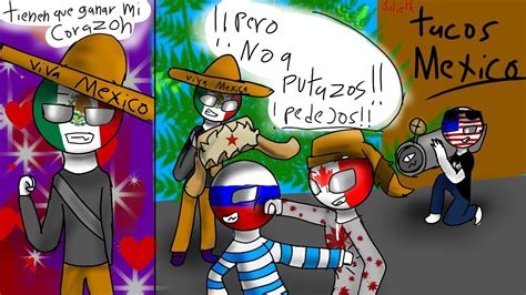 They will now face honduras for the concacaf . Dibujo countryhumans México x russia, usa y canada XD ...