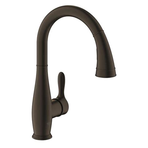 # 31 054 faucets on my boat. GROHE Parkfield Oil Rubbed Bronze 1-Handle Pull-out ...