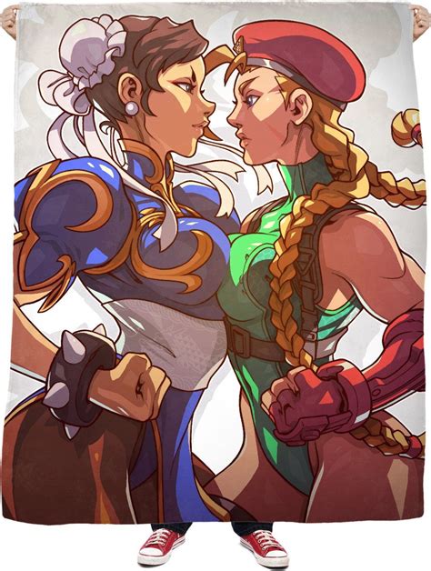 Chun V Cammy Blanket Street Fighter Art Street Fighter Characters