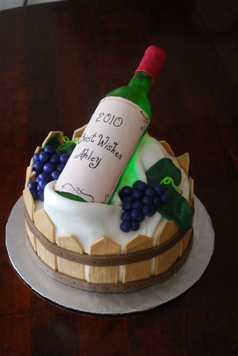 Wine Bottle Birthday Cakes Wine Bottle Cake Birthday Cake Wine Happy Birthday Candles Cake