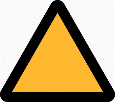 Traffic Signs Yellow Triangle