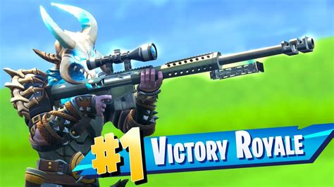 The New Heavy Sniper Rifle Gameplay In Fortnite Youtube