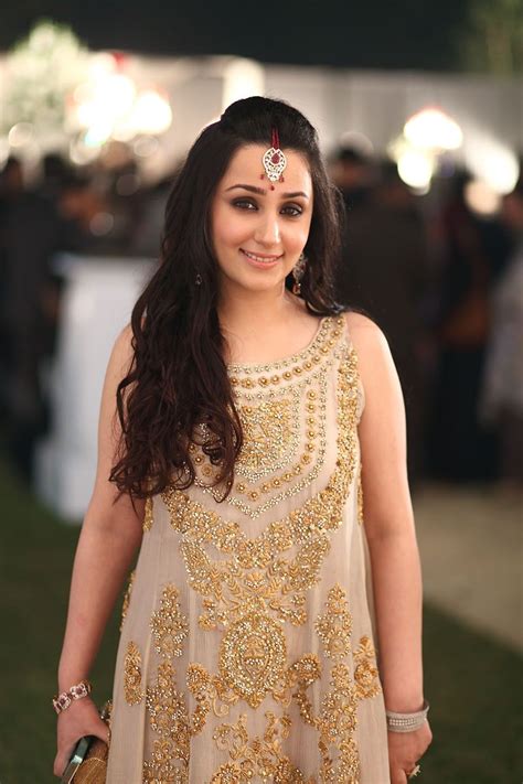 Madiha Hashmi Wearing Mina Hasan Wedding Dress Jewelry Asian Wedding