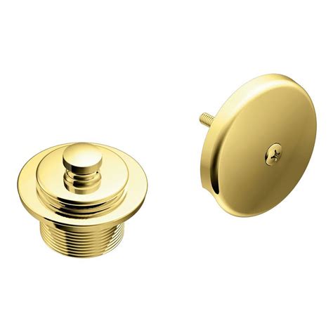 Pause to give yourself a rousing round of applause. MOEN Tub and Shower Drain Covers in Polished Brass-T90331P ...