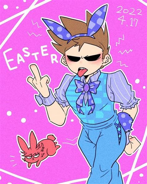 Eddsworld Happy Easter Tom In 2022 Character Design Fan Art A Cartoon