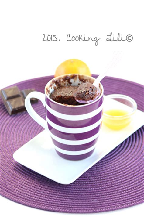 Mug cake au Chocolat et Clémentines Cooking lili Food Photography