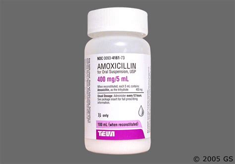 Amoxicillin Trihydrate 400mg5ml Pwd Oral Susp 100 151453