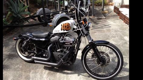 Find great deals on ebay for harley davidson sportster 48. Harley Davidson Sportster 48 Bobber Custom - YouTube