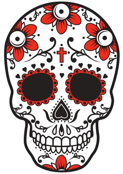 Sugar Skull Design Great Powerpoint Clipart For Presentations