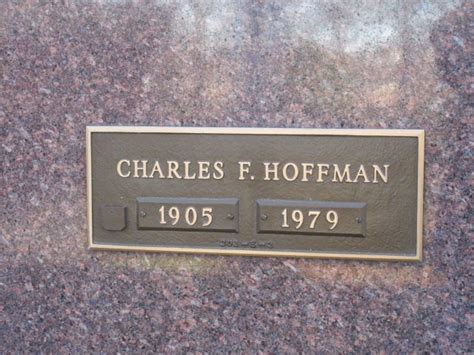 Charles Frederick Chuck Hoffman 1905 1979 Find A Grave Memorial