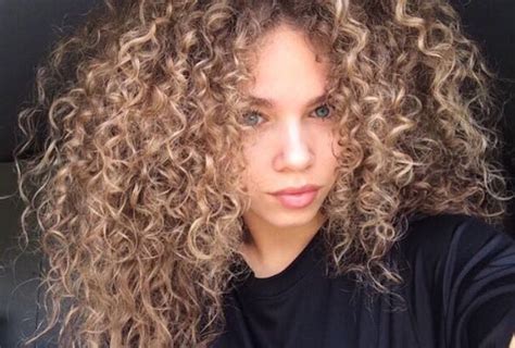 Curly Blonde Hair Mixed Girl Spring Hair Color Blonde Hair Color Blonde Curly Hair