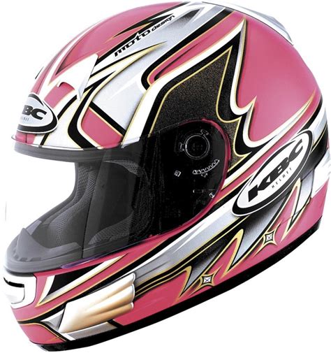 Incorporating a progressive design and a new interior fit platform, the force model offers the ultimate in comfort and performance. KBC TK-8 Full Face Helmet - Slick Pink / Silver