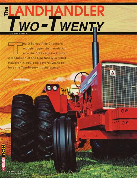 Ac Two Twenty Allis Chalmers Tractors Classic Tractor Antique Tractors