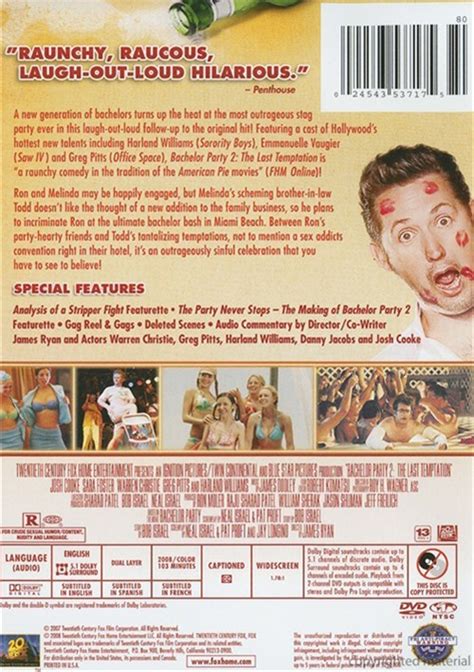 Bachelor Party The Last Temptation Dvd Dvd Empire