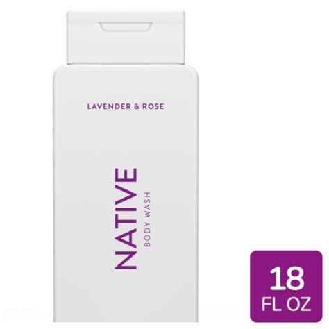 Native Lavender And Rose Body Wash 18 Fl Oz Jay C Food Stores