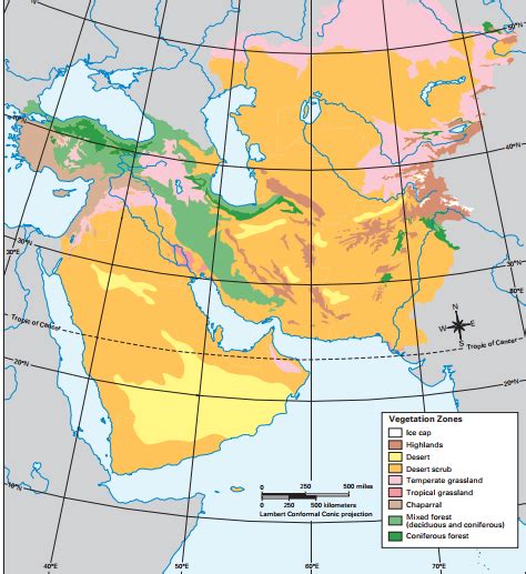 Middle East Physical Features Map 2 Diagram Quizlet