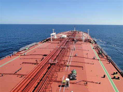 Sailing On The Ocean Of Super Tanker Editorial Photography