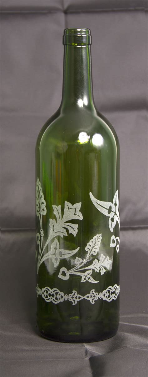 Custom Engraved Wine Bottle Engraved Wine Bottles Glass Ts Bottles Decoration