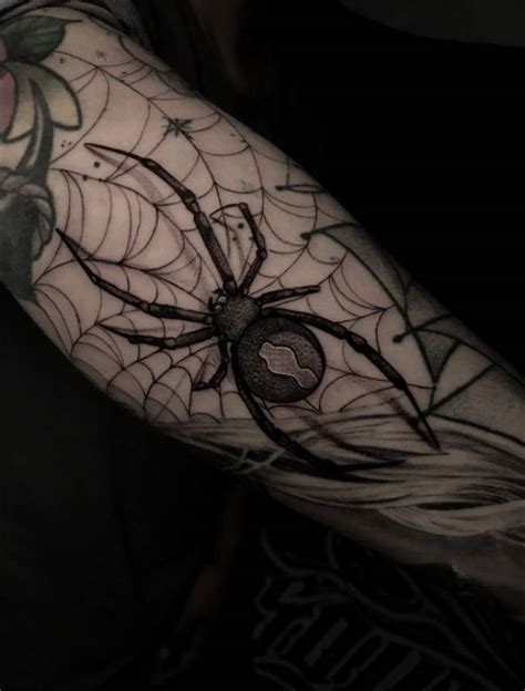 Black Widow Tattoo Meaning Ideas And All Types Tattoostrends