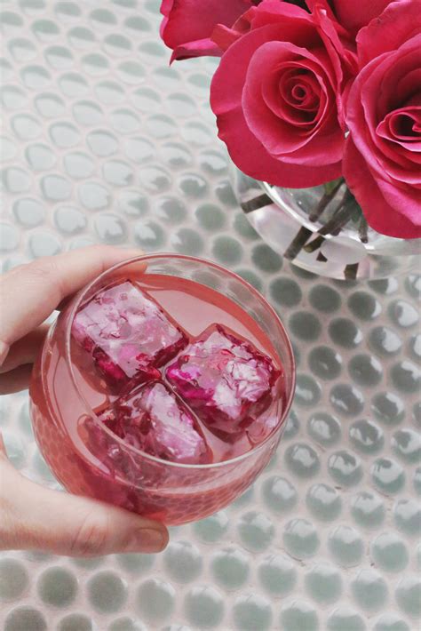 How To Make Floral Ice Cubes A Beautiful Mess