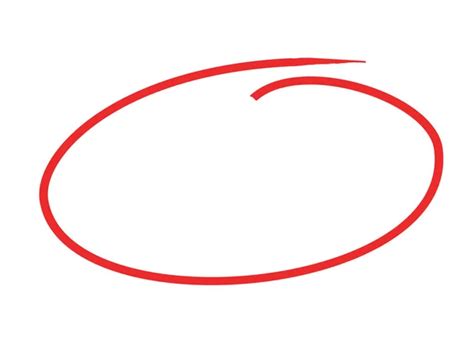 Red Marker With Blank Drawing Circle — Stock Photo © Christianchan