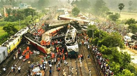 odisha rail accident passenger train services resume on restored tracks as frantic search for