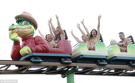 Naked Rollercoaster Ride At Adventure Island In K Cancer Charity Bid Daily Mail Online