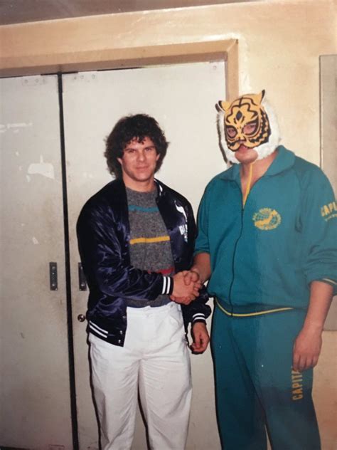 Wrestling Journalist Dave Meltzer With Japanese Anime Character And