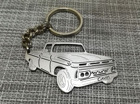 1963 Gmc Truck Christmas T Custom Keychain Car Keychain Etsy