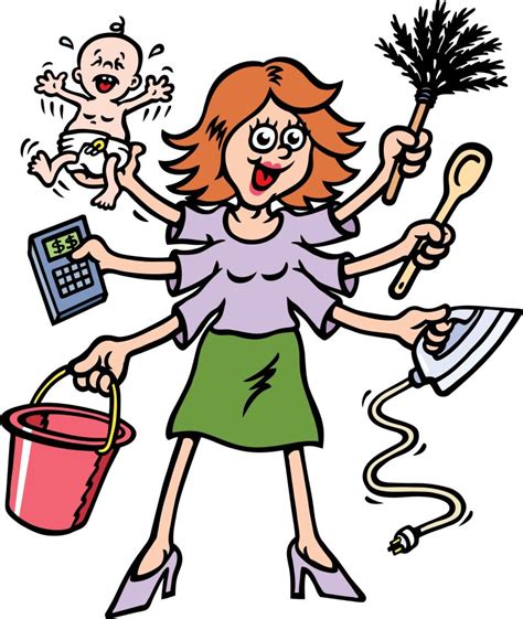 Crazy Lady Clip Art