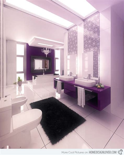 15 Majestically Pleasing Purple And Lavender Bathroom Designs Home