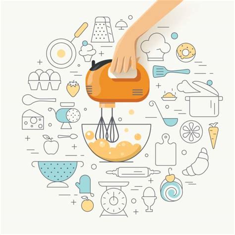Best Cooking Class Adults Illustrations Royalty Free Vector Graphics
