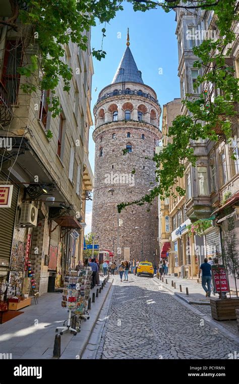 Galata Tower Istanbul Turkey Stock Photo Alamy