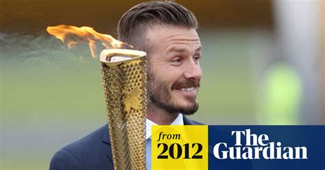 Olympic Torch Paraded In Cornwall By David Beckham Olympic Torch