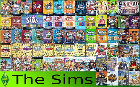 All Sims Games Mashup By Massimart On Deviantart