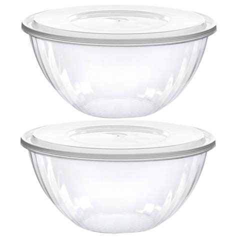 Buy Plasticpro Disposable 48 Ounce Round Crystal Clear Plastic Serving