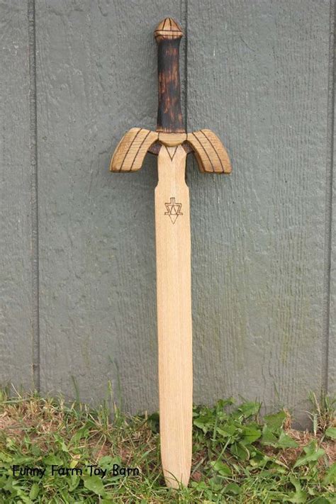 Legend Of Zelda Master Sword Wooden Painted Toy Sword Etsy Juegos Y