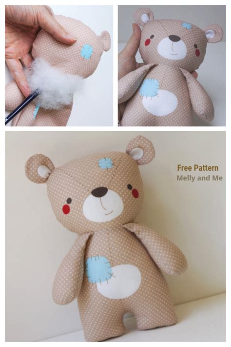 37 free sewing pattern for a teddy bear karlakatelyn