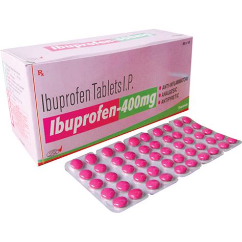 Ibuprofen 400mg Tablets Therawin Formulations