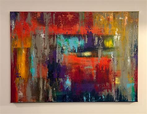 Sold The Mood Art Abstract Painting Acrylic Home Decor Art