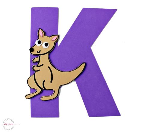 Letter Craft K Is For Kangaroo Must Have Mom