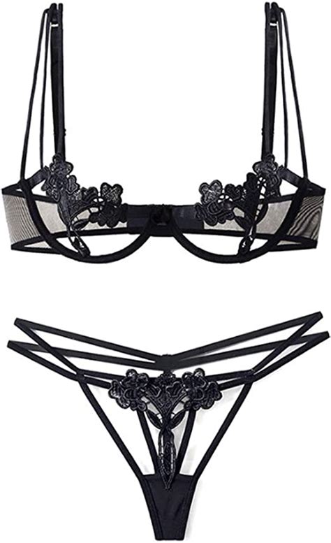 Yvo Sex Underwear Women 2 Piece Sexy Lingerie Underwire Bra And Panty Sets Sex Play Amazonca