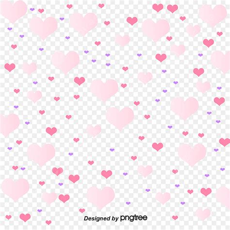 Fundo Corações Rosa Png
