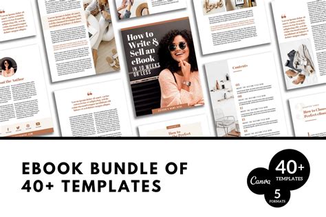 Canva Ebook Template | Ebook template, Workbook template, Brand board template