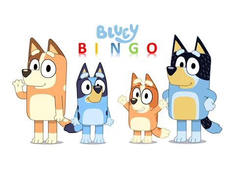 Bluey Bingo Game 30 Unique Bingo Cards Flash Cards For Etsy Uk