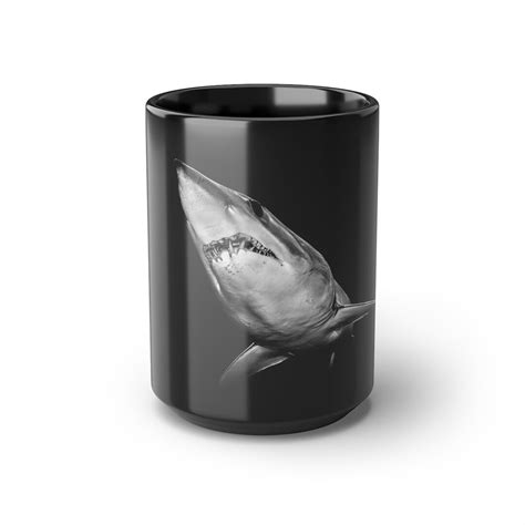 Mako Shark Mug 15oz Shark Coffee Mug Shark Ts Shark Etsy